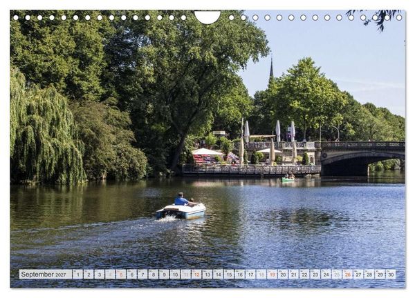 Produktbild: Hansestadt Hamburg (Wandkalender 2027 DIN A4 quer), CALVENDO Monatskalender