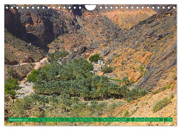 Produktbild: Unterwegs im Weihrauchland Oman (Wandkalender 2026 DIN A4 quer), CALVENDO Monatskalender