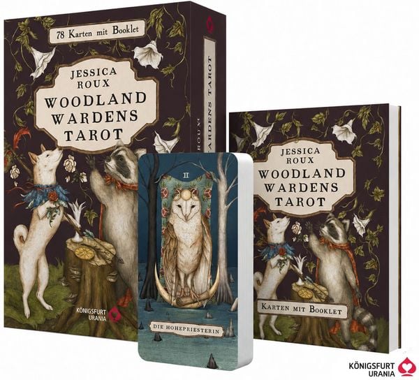 Produktbild: Woodland Wardens Tarot - Set mit Booklet u. 78 Karten