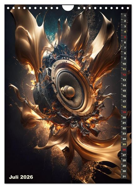 Produktbild: LAUT STARK EXPLOSIV (Wandkalender 2026 DIN A4 hoch), CALVENDO Monatskalender