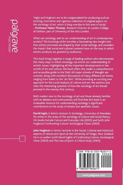 Produktbild: The Sociology of Art