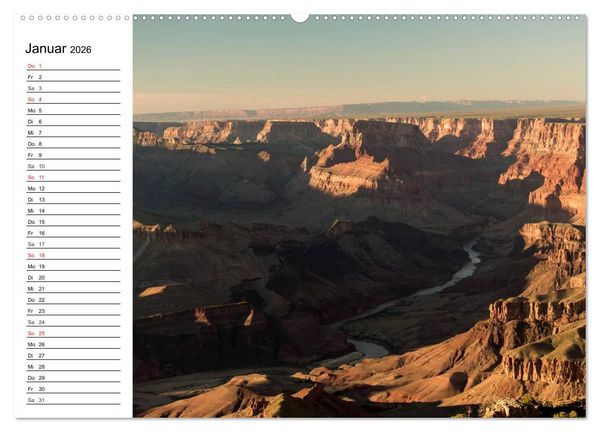 Produktbild: Faszination Grand Canyon (Wandkalender 2026 DIN A2 quer), CALVENDO Monatskalender