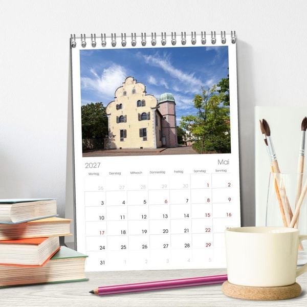 Produktbild: Tischplaner 2027 - Osnabr&uuml;ck - Momente einer Reise (A5 Tischkalender zum Aufstellen) CALVENDO