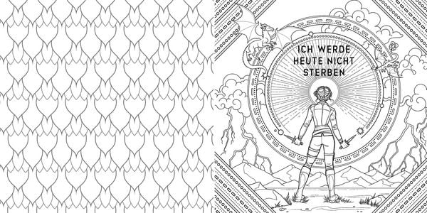 Produktbild: Fourth Wing: Das offizielle Mal- und Stickerbuch