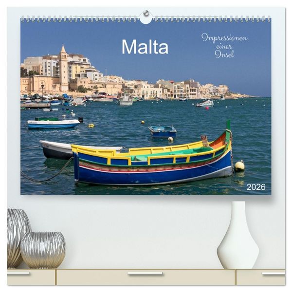Produktbild: Malta. Impressionen einer Insel (hochwertiger Premium Wandkalender 2026 DIN A2 quer), Kunstdruck in Hochglanz