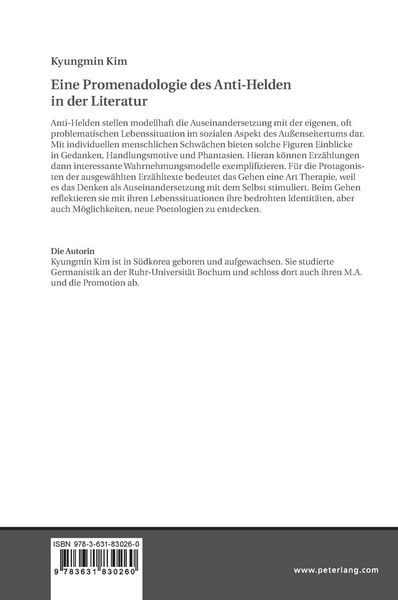 Produktbild: Eine Promenadologie des Anti-Helden in der Literatur