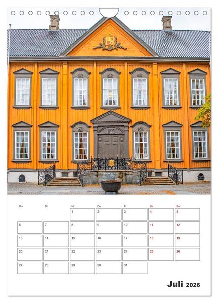 Produktbild: Norwegens K&uuml;stenst&auml;dte - Reiseplaner (Wandkalender 2026 DIN A4 hoch), CALVENDO Monatskalender