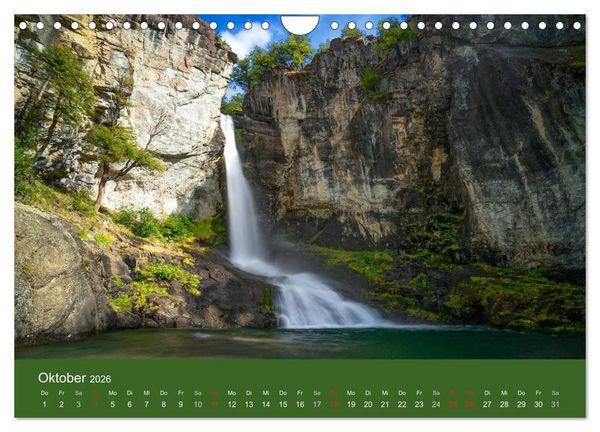 Produktbild: Farbenfrohes Patagonien (Wandkalender 2026 DIN A4 quer), CALVENDO Monatskalender