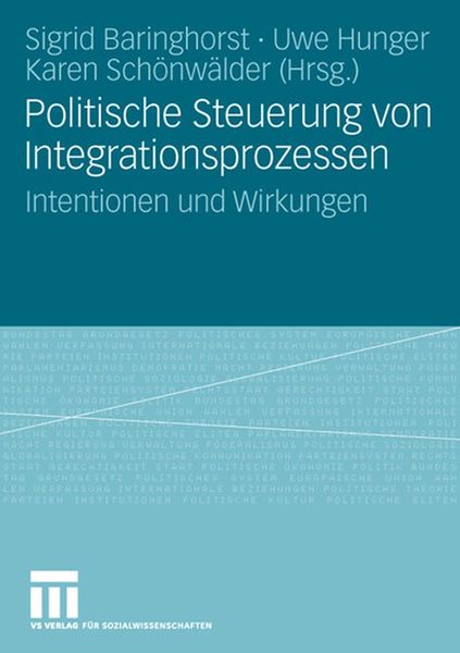 Produktbild: Politische Steuerung von Integrationsprozessen