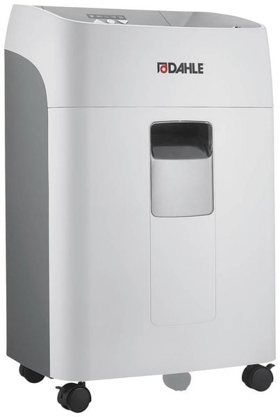 Dahle ShredMATIC 300 P5 Aktenvernichter 300 Blatt Partikelschnitt 2 x 15 mm P-5 40 l Vernichtet auch Büroklammern, Kreditkarte
