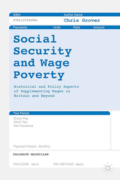 Produktbild: Social Security and Wage Poverty