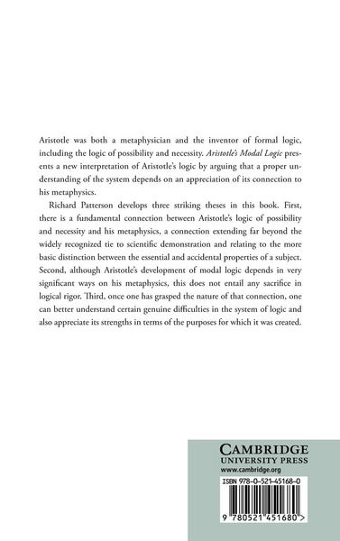 Produktbild: Aristotle's Modal Logic