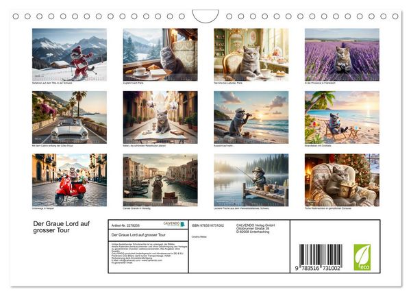 Produktbild: Der Graue Lord auf grosser Tour (Wandkalender 2026 DIN A4 quer), CALVENDO Monatskalender