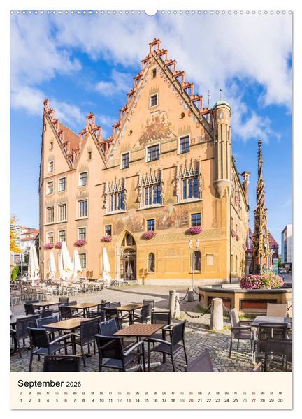 Produktbild: ULM Sehenswerte Orte (hochwertiger Premium Wandkalender 2026 DIN A2 hoch), Kunstdruck in Hochglanz