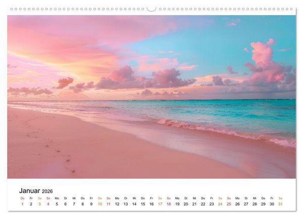 Produktbild: Maritim pur - Strandtr&auml;ume (Wandkalender 2026 DIN A2 quer), CALVENDO Monatskalender