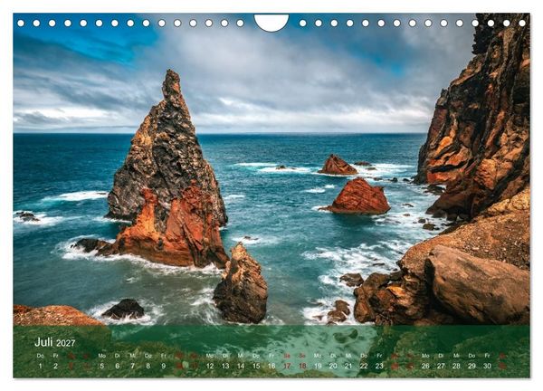 Produktbild: Madeira - Insel der Kontraste (Wandkalender 2027 DIN A4 quer), CALVENDO Monatskalender