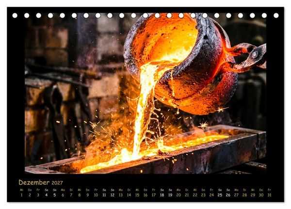 Produktbild: AURUM Das unverg&auml;ngliche Element (Tischkalender 2027 DIN A5 quer), CALVENDO Monatskalender