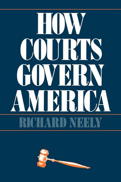 Produktbild: How Courts Govern America