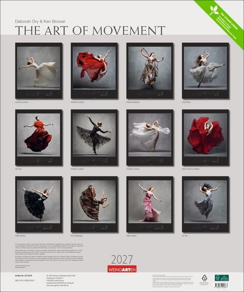 Produktbild: The Art of Movement Kalender 2027