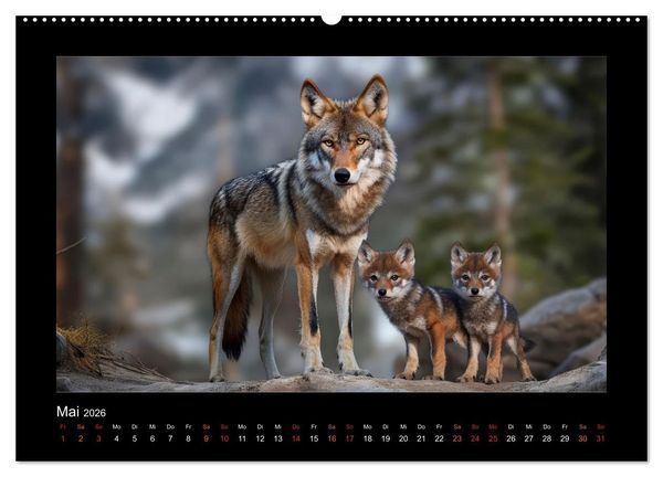 Produktbild: Geheimnisvolle Wildnis Deutschlands (hochwertiger Premium Wandkalender 2026 DIN A2 quer), Kunstdruck in Hochglanz