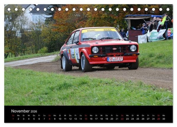 Produktbild: Asphalt und Schotter Rallye (Tischkalender 2026 DIN A5 quer), CALVENDO Monatskalender