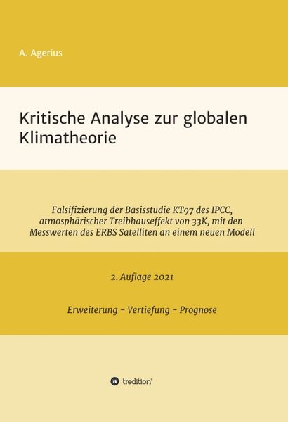 Produktbild: Kritische Analyse zur globalen Klimatheorie