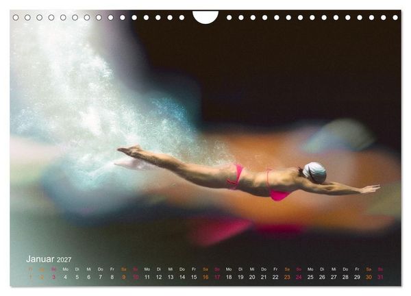 Produktbild: SCHWIMMGL&Uuml;CK (Wandkalender 2027 DIN A4 quer), CALVENDO Monatskalender