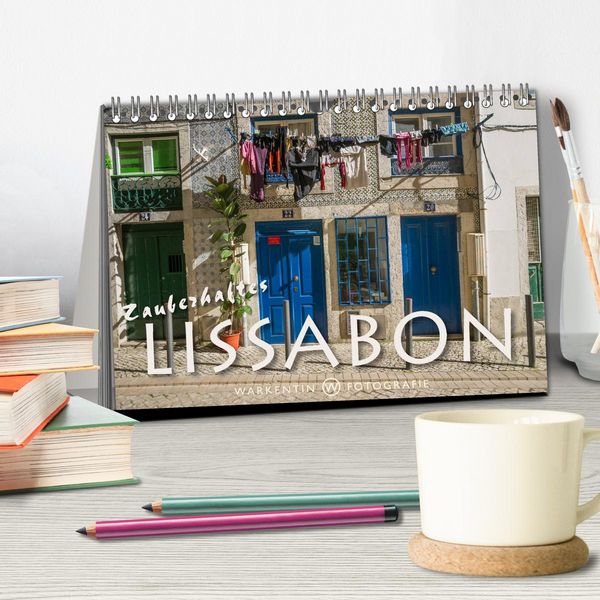 Produktbild: Zauberhaftes Lissabon (Tischkalender 2026 DIN A5 quer), CALVENDO Monatskalender