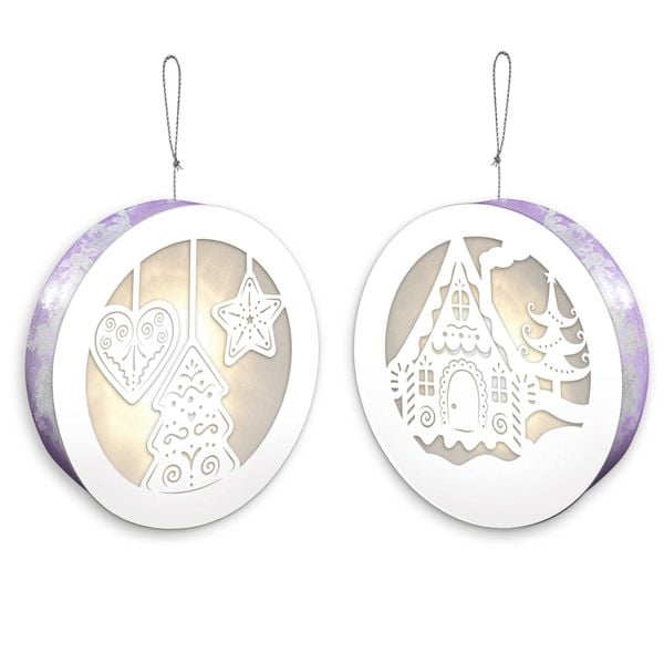Produktbild: URSUS Light boxes "Gingerbread", &Oslash; 11 cm
