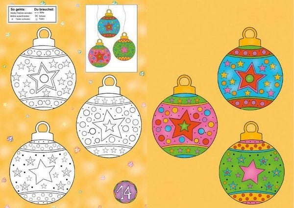 Produktbild: Das Ausschneide-Bastelbuch Adventskalender