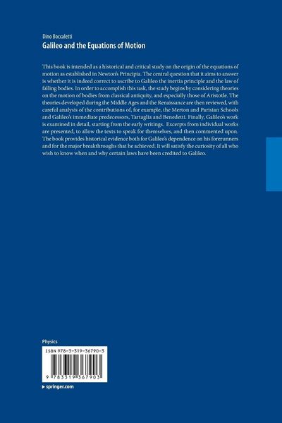 Produktbild: Galileo and the Equations of Motion