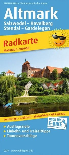 Altmark. Salzwedel - Havelberg - Stendal - Gardelegen 1:100 000, Sonstige von , KOMPASS freytag und berndt, 978-3-7473-0337-5