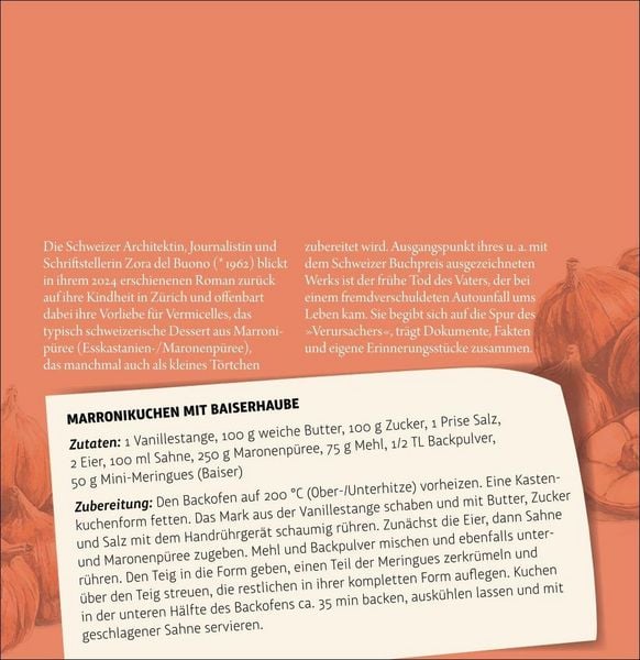 Produktbild: Der kleine literarische K&uuml;chenkalender Premium-Postkartenkalender 2027 - Mit Texten und Rezepten