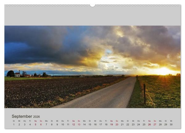 Produktbild: Wetter - Licht - Landschaften (Wandkalender 2026 DIN A2 quer), CALVENDO Monatskalender