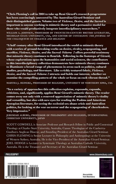 Produktbild: Violence, Desire, and the Sacred, Volume 2