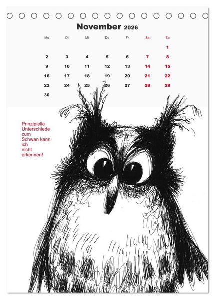 Produktbild: Vor dem Spiegel 2026 (Tischkalender 2026 DIN A5 hoch), CALVENDO Monatskalender