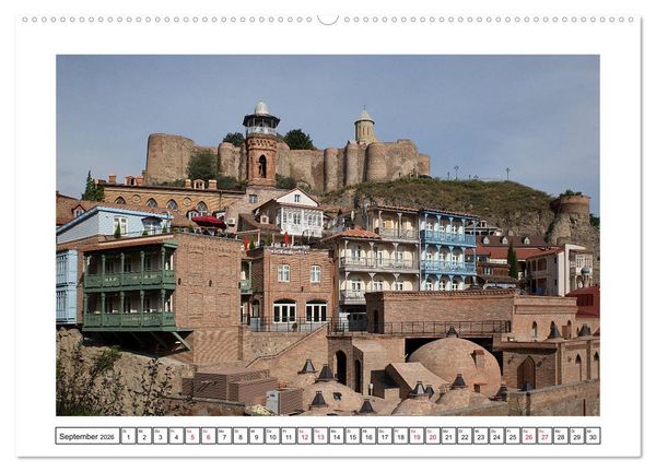 Produktbild: Tiflis - Streifz&uuml;ge durch die georgische Hauptstadt (hochwertiger Premium Wandkalender 2026 DIN A2 quer), Kunstdruck in Hochglanz