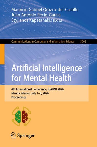 Produktbild: Artificial Intelligence for Mental Health
