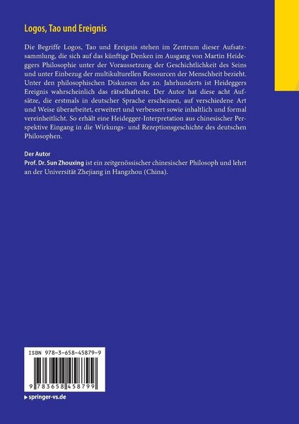 Produktbild: Logos, Tao und Ereignis