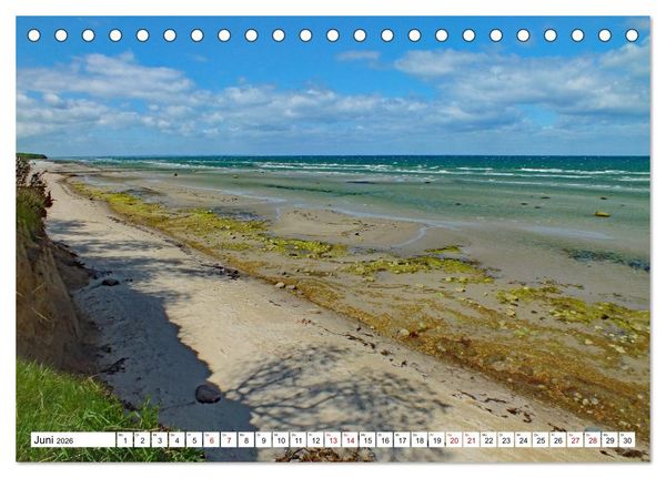 Produktbild: Ostseeinsel Poel - K&uuml;stenimpressionen (Tischkalender 2026 DIN A5 quer), CALVENDO Monatskalender