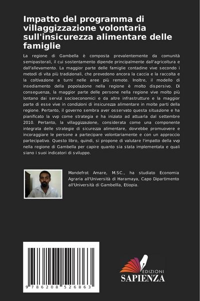 Produktbild: Impatto del programma di villaggizzazione volontaria sull'insicurezza alimentare delle famiglie