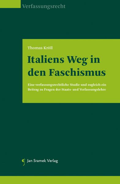 Produktbild: Italiens Weg in den Faschismus
