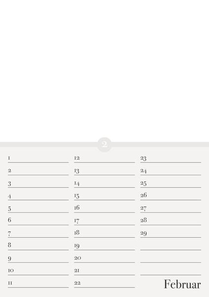 Produktbild: Geburtstagskalender zum Selbstgestalten - immerwährend - (21 x 29,7)