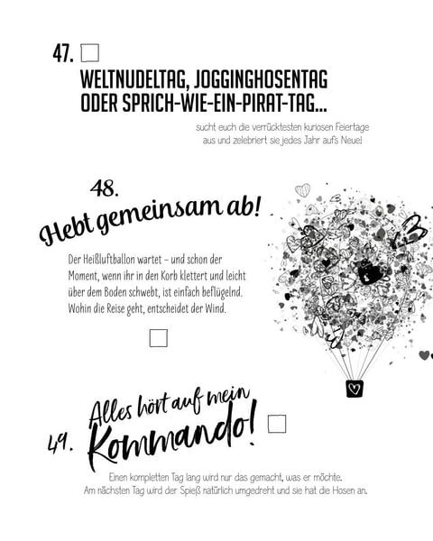 Produktbild: Die NEUE Bucket List f&uuml;r Paare
