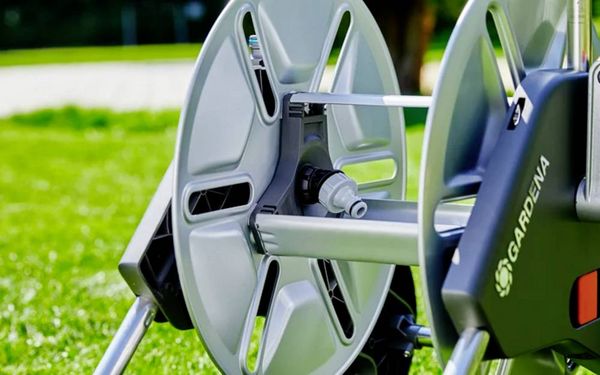 Produktbild: GARDENA 18550-20 CleverRoll L Easy Metall Schlauchwagen 1 St. Silber