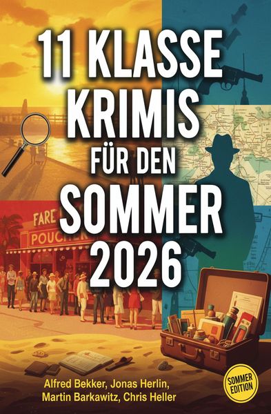 Produktbild: 11 Klasse Krimis f&uuml;r den Sommer 2026