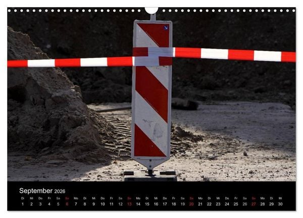 Produktbild: Baustellen (Wandkalender 2026 DIN A3 quer), CALVENDO Monatskalender
