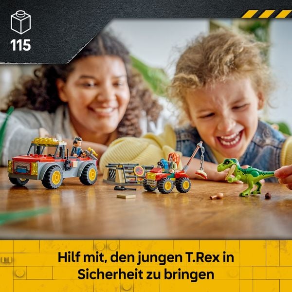 Produktbild: LEGO Jurassic World 77978 Transporter f&uuml;r den Jungen T.Rex, Spielzeug-Dino f&uuml;r Kinder ab 4 Jahren