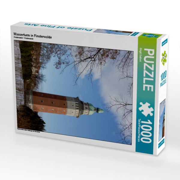 CALVENDO Puzzle Wasserturm in Finsterwalde | 1000 Teile Lege-Größe 64x48cm Foto-Puzzle für glückliche Stunden