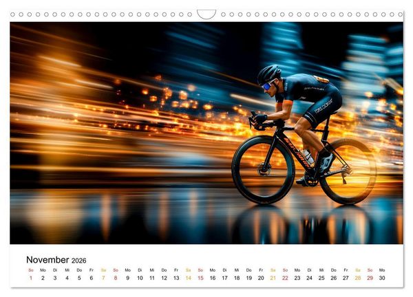 Produktbild: Triathlon Power (Wandkalender 2026 DIN A3 quer), CALVENDO Monatskalender